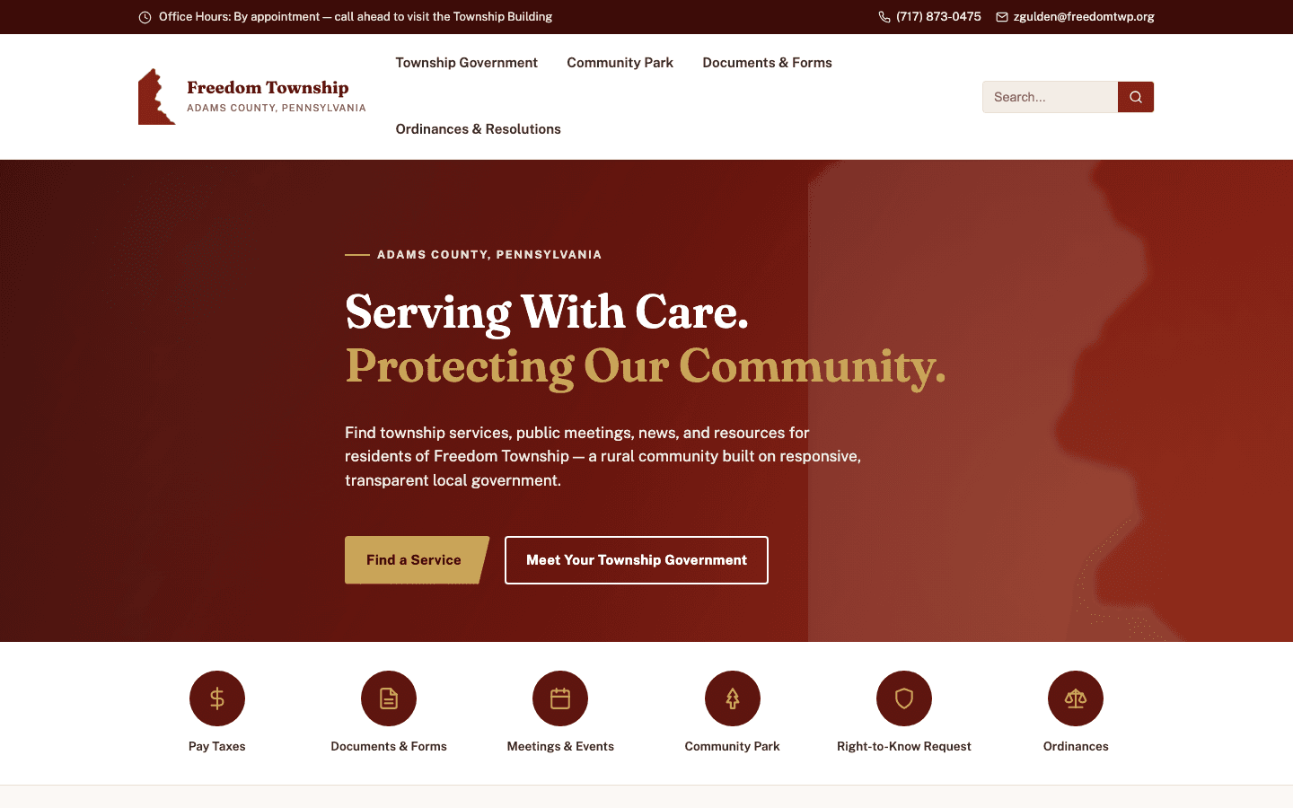 Freedom Township homepage